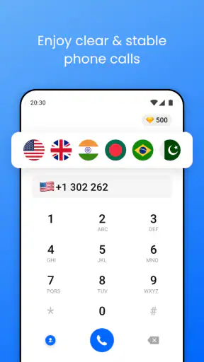 SkyPhone: International Call screenshot