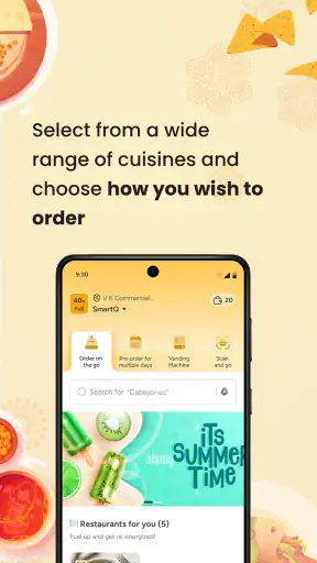SmartQ - Food Ordering App screenshot
