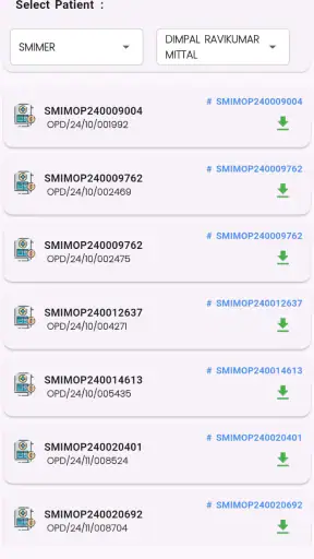 SMC eHealth screenshot