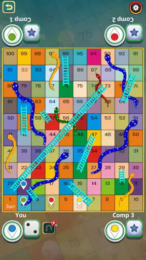 snakes and ladders Jim Game screenshot