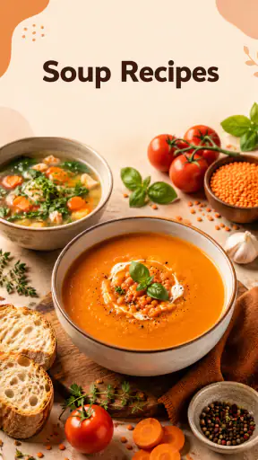 Soup Recipes: Soup Cooking App screenshot