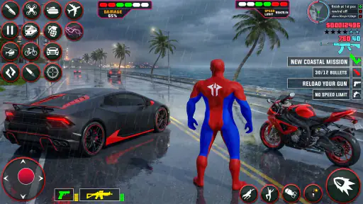 Speed Hero: Flying Spider Hero screenshot
