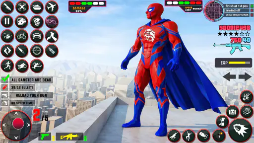 Speed Hero: Flying Spider Hero screenshot