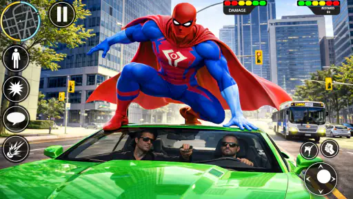 Speed Hero: Flying Spider Hero screenshot