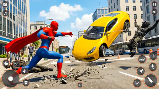 Spider Hero Flying Fight 3D screenshot