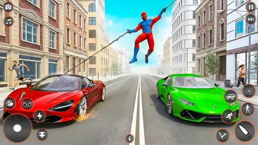 Spider Hero Flying Fight 3D screenshot