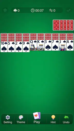 Spider Solitaire screenshot