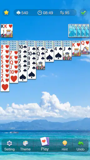 Spider Solitaire screenshot