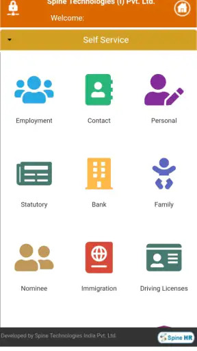 SpineHR screenshot