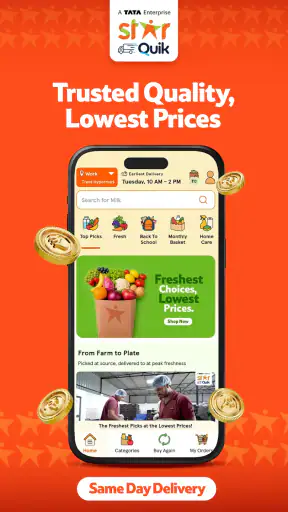 StarQuik, a TATA enterprise screenshot
