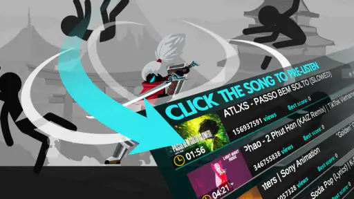Stickdance Tuber: Fight Melody screenshot