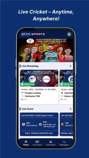 Styxsports screenshot