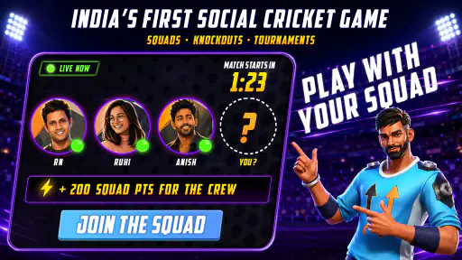 Super Six Cricket: PvP बैटल screenshot
