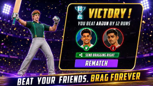 Super Six Cricket: PvP बैटल screenshot