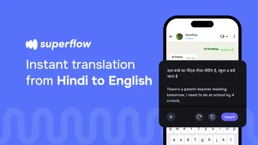Superflow: हिंदी to English screenshot