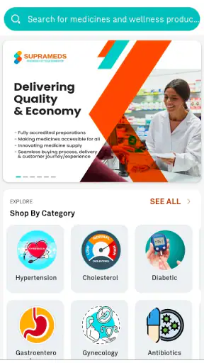 SupraMeds HealthCare screenshot
