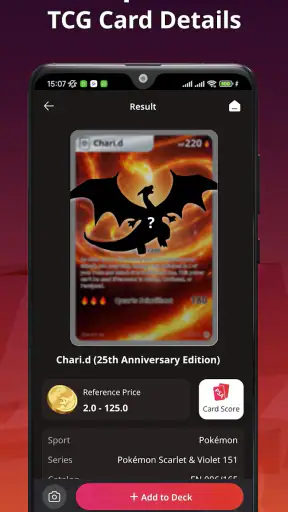 TCG Card Scanner TCG Collector screenshot