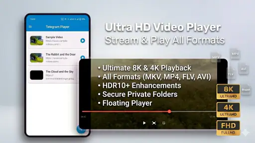 Telegram Player screenshot