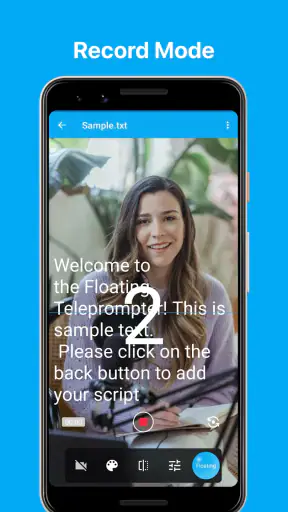 Teleprompter: Floating Notes screenshot
