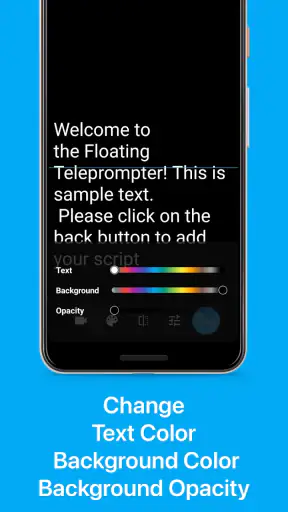 Teleprompter: Floating Notes screenshot