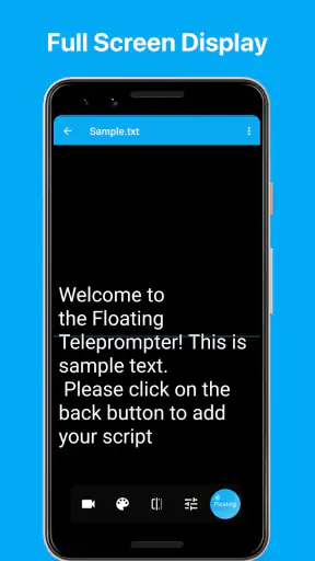 Teleprompter: Floating Notes screenshot