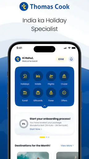 Thomas Cook Holidays screenshot