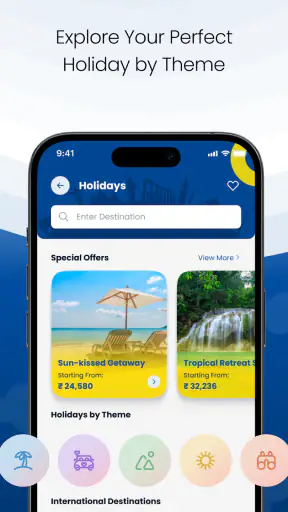 Thomas Cook Holidays screenshot