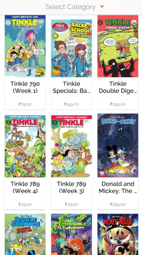 Tinkle screenshot
