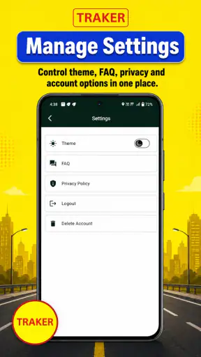 Traker Boss Driver Partner App screenshot