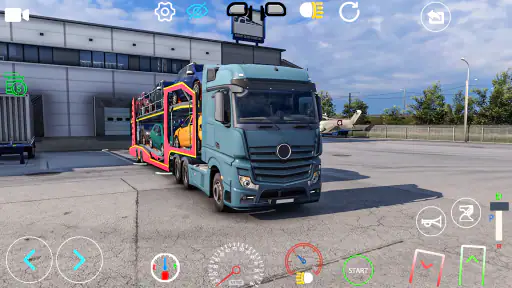 Transporter Truck Driver Games screenshot
