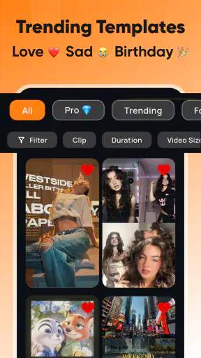 Trending Template for CapCut screenshot