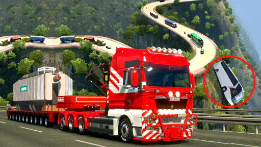 Truck Simulator :Euro 3D Truck screenshot