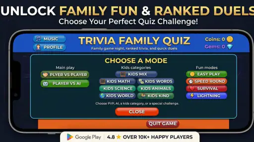 Truecod TriviaFamily Q screenshot