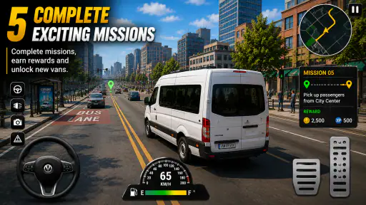 Urban Van Driver Simulator screenshot