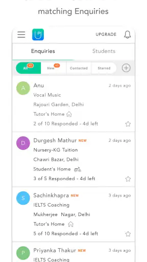 UrbanPro for Tutors screenshot