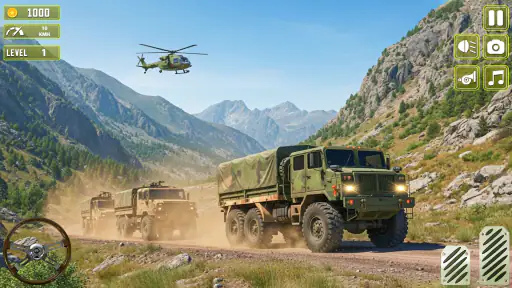 US Army Truck 3D Military Game screenshot