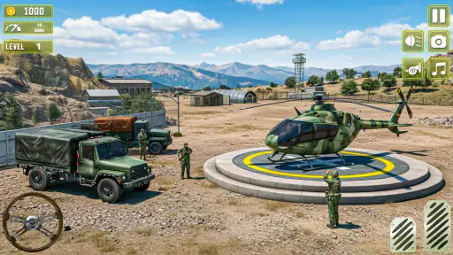 US Army Truck 3D Military Game screenshot