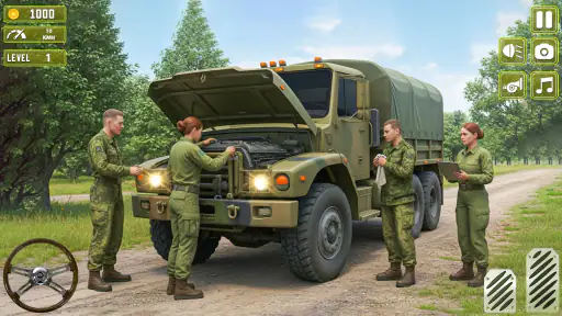 US Army Truck 3D Military Game screenshot