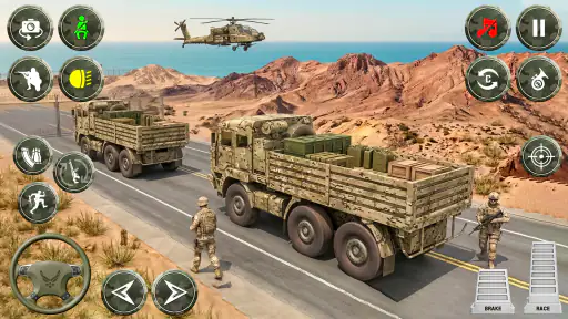 US Military Truck Cargo Game screenshot