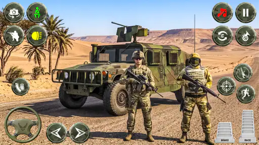 US Military Truck Cargo Game screenshot