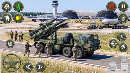 US Military Truck Cargo Game screenshot