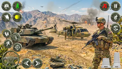 US Military Truck Cargo Game screenshot