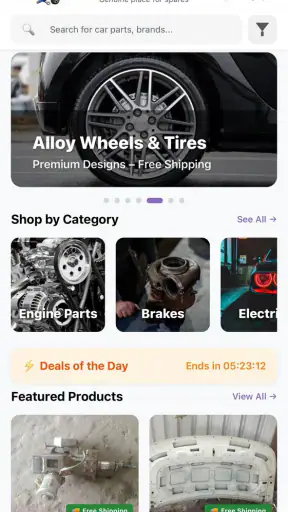 Used Car Spare - Shopping screenshot