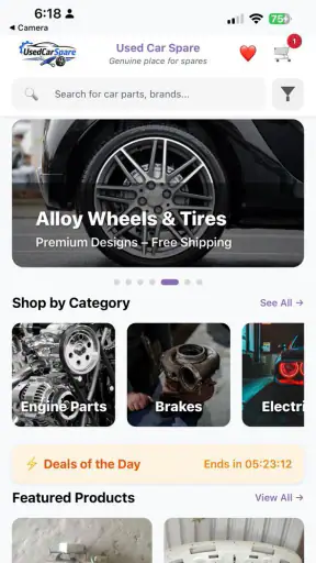 Used Car Spare - Shopping screenshot