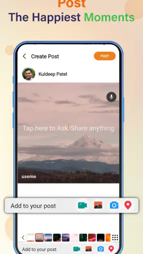 Useme - Social Saving App screenshot