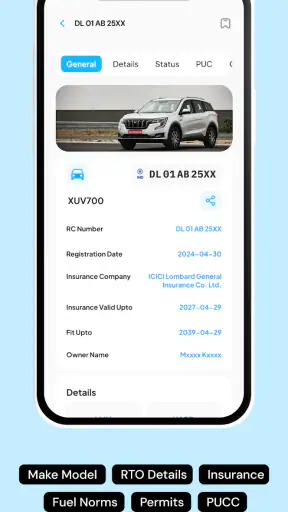 Vahan Pro™ - RTO Vehicle info screenshot