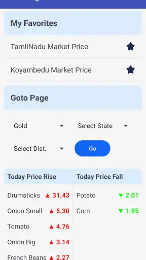 Vegetable Market Price screenshot