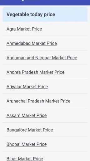 Vegetable Market Price screenshot