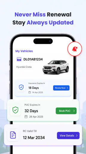 VehicleSetu: RC & Challan Info screenshot