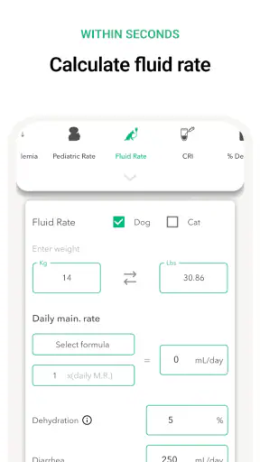 Vet Easy - Drugs & Calculators screenshot